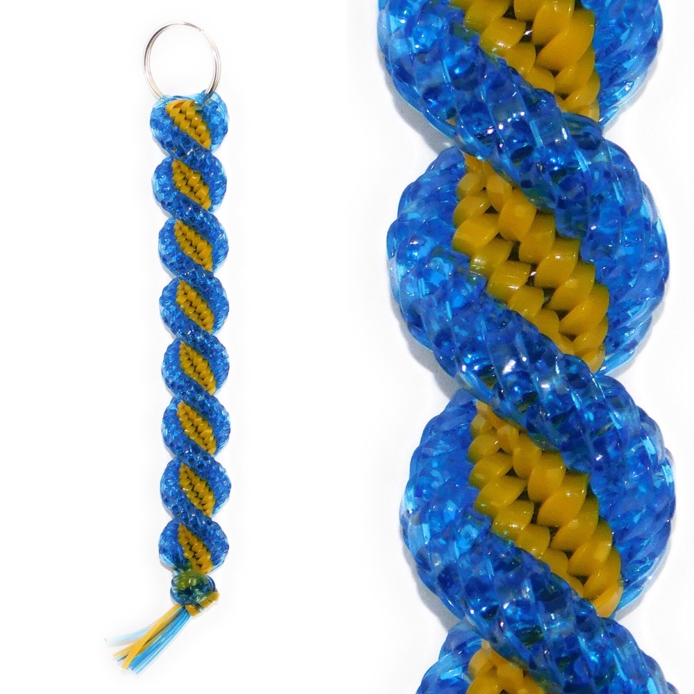 4 for $20💥 Blue & Golden KeyChains - Picture 1 of 1